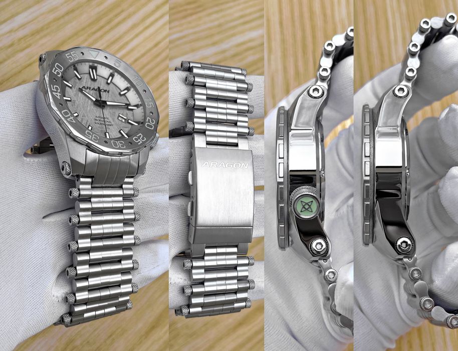 Годинник ARAGON Sea Charger Meteorite LE 50 mm. Swiss Automatic 200 MT