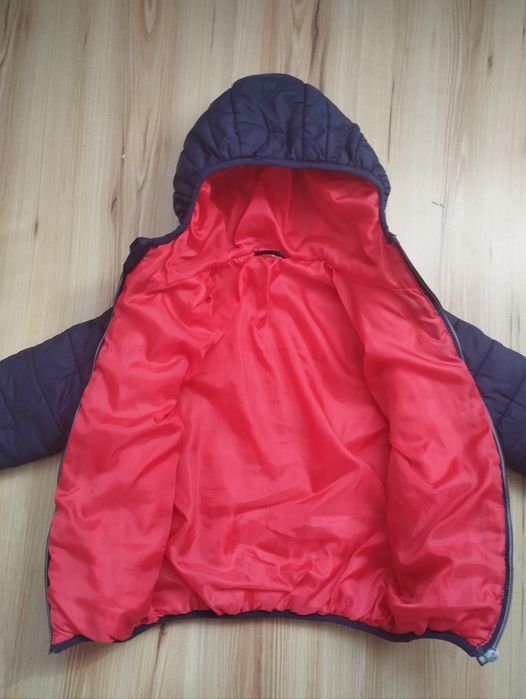 Kurtka przejściowa pikowana dla chlopca