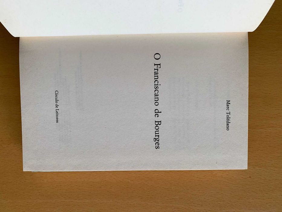 O Franciscano de Bourges - Marc Toledano