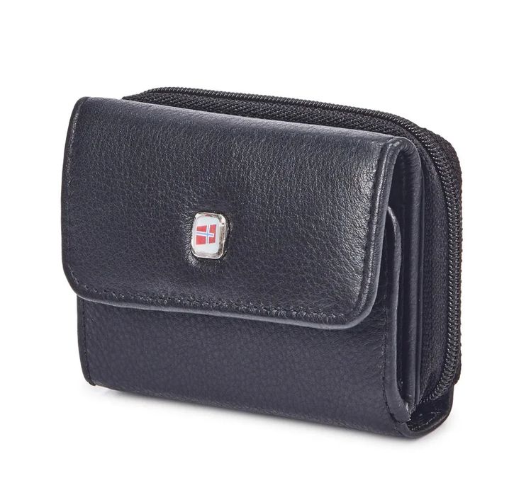 męski portfel nordee gw-924 rfid skóra naturalna czarny