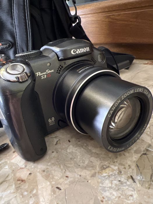 Canon Power shot S3 IS + torba lowepro