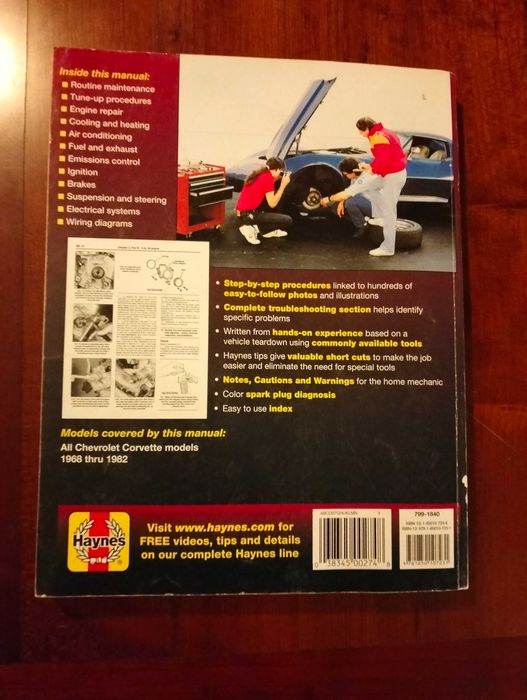 Haynes - Chevrolet Corvette ( Manual Técnico )