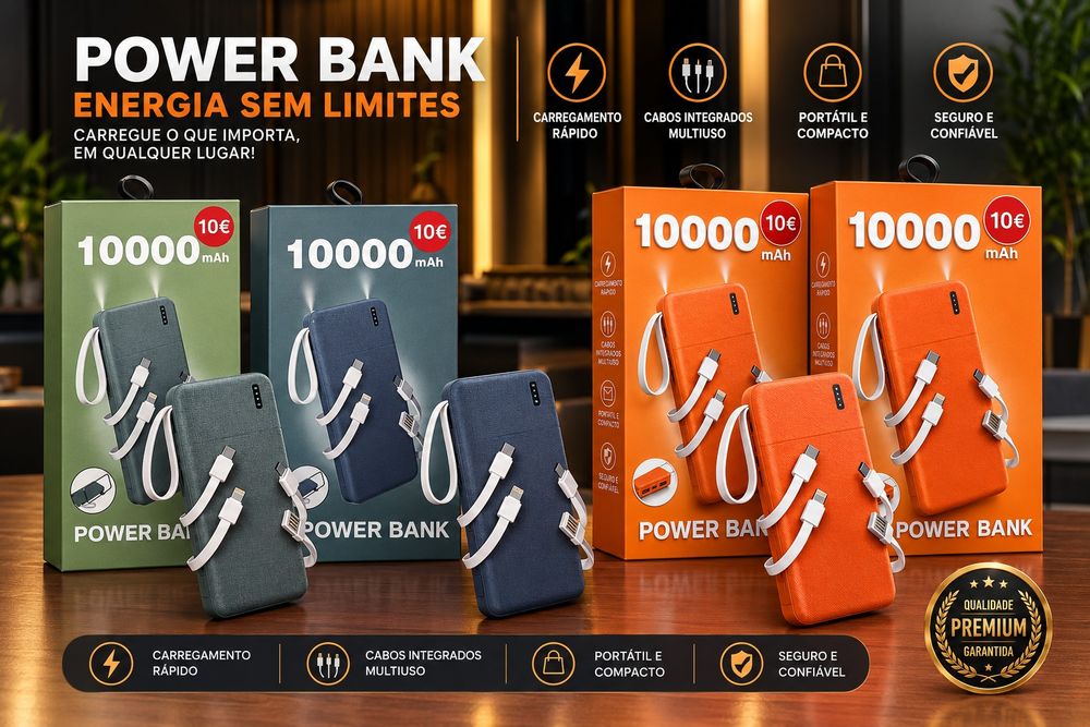 Power benks multifunções