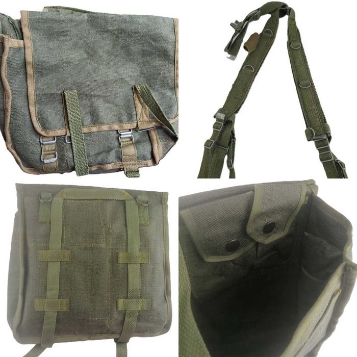 Torba polowa LWP polowa wojskowa chlebak plecak + szelki