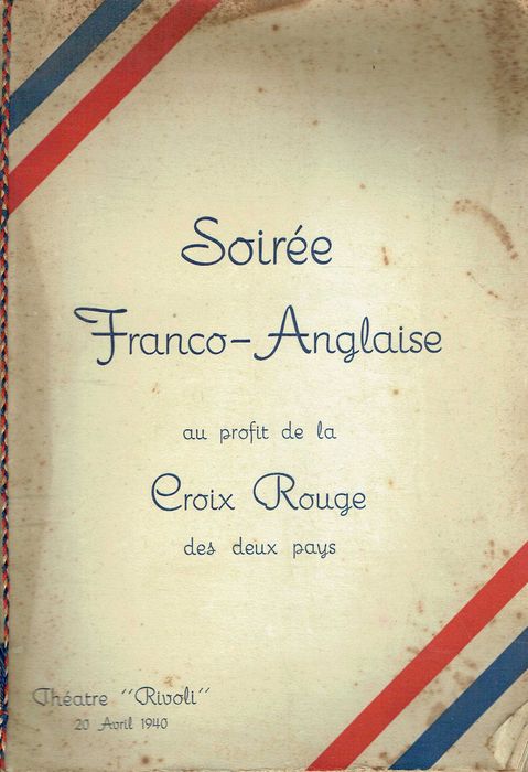 17191  Soirée Franco- Anglaise  au profit den la Croix Rouge