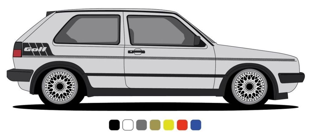 Faixas Vinil decorativas VW
