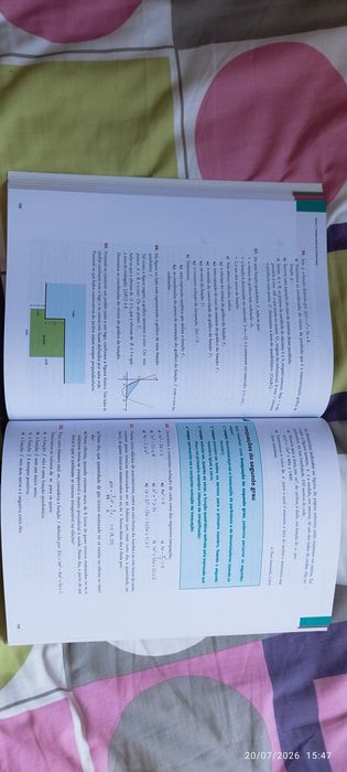 Caderno de exercícios de matemática