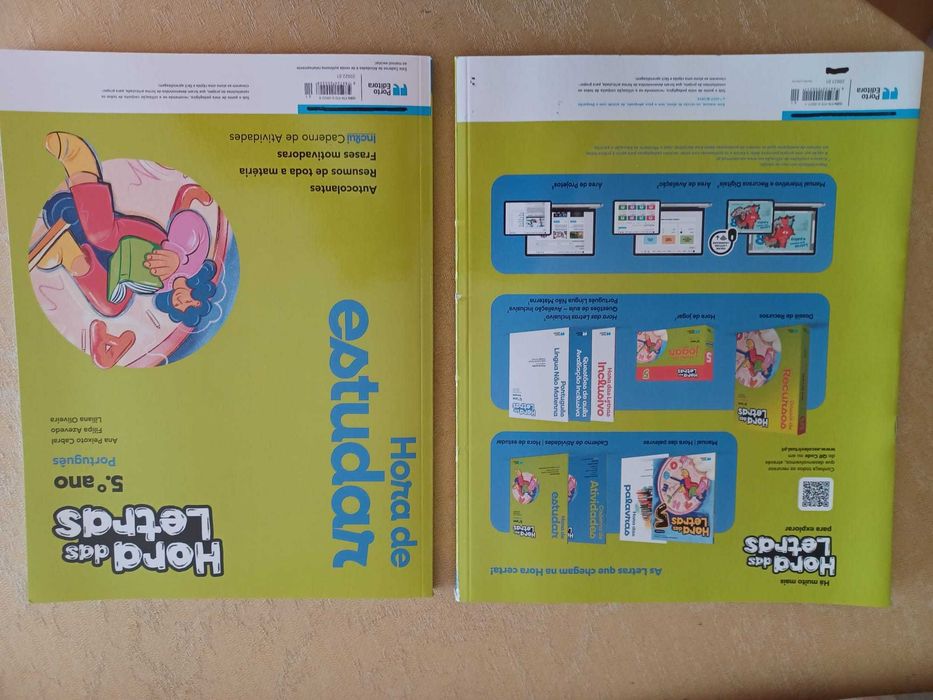 Hora das Letras - Português - 5.º Ano -  versão professor