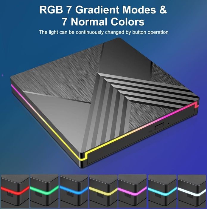 Zewnętrzny napęd CD DVD USB 3.0 Typ-C DVD  przenośny nagrywarka