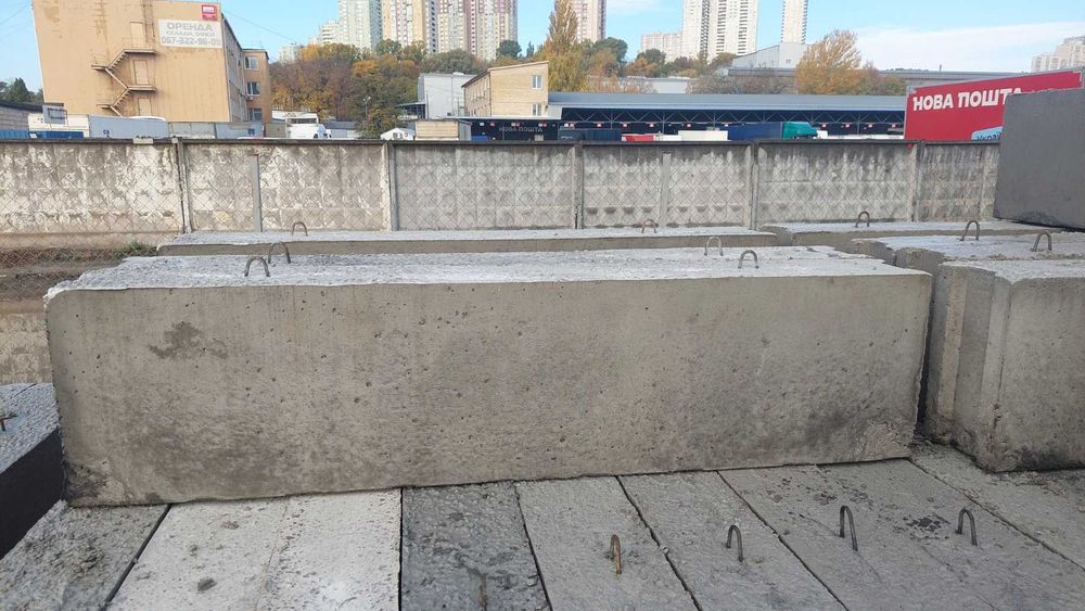 Блоки фундаментные с доставкой, блоки в наличии на складе ФБС блоки