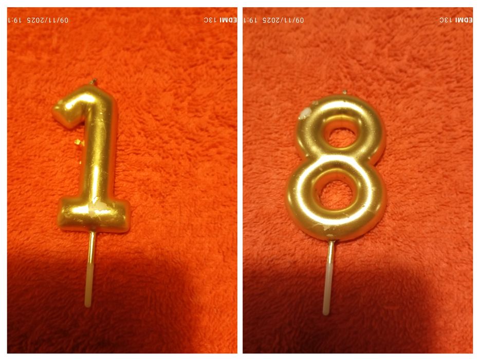 Velas de aniversário