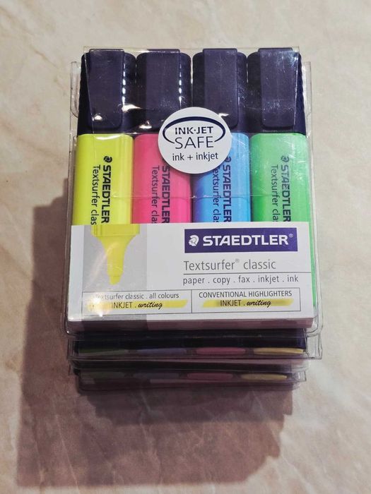 Zakreślacze 4 kolory Staedtler - nowe ! zestaw 5 opakowań ! 364 WP4