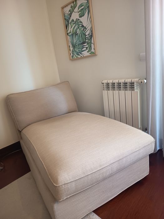 Chaise longue kivik, cor bege