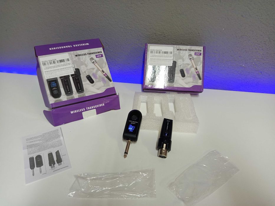 Sistema Microfone Sem Fio UHF