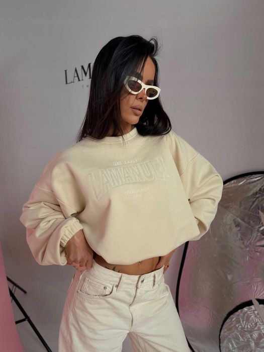 La manuel bawełniana bluza adora vanilla