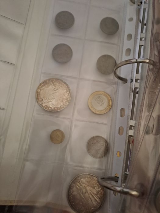 Moedas  e notas antigas
