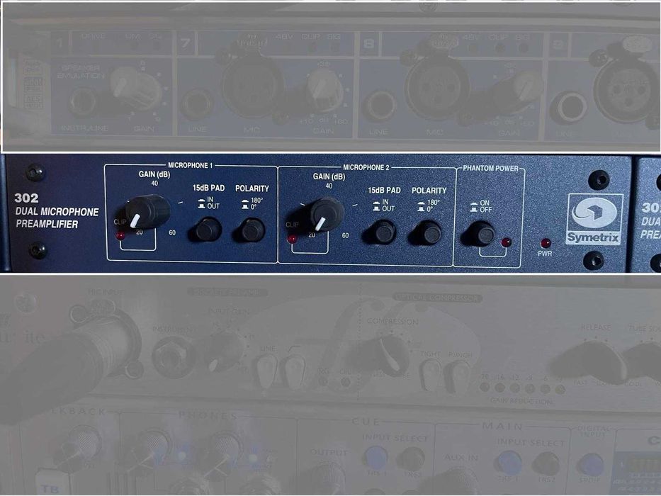 Symetrix 302 Dual Microphone Amplifier