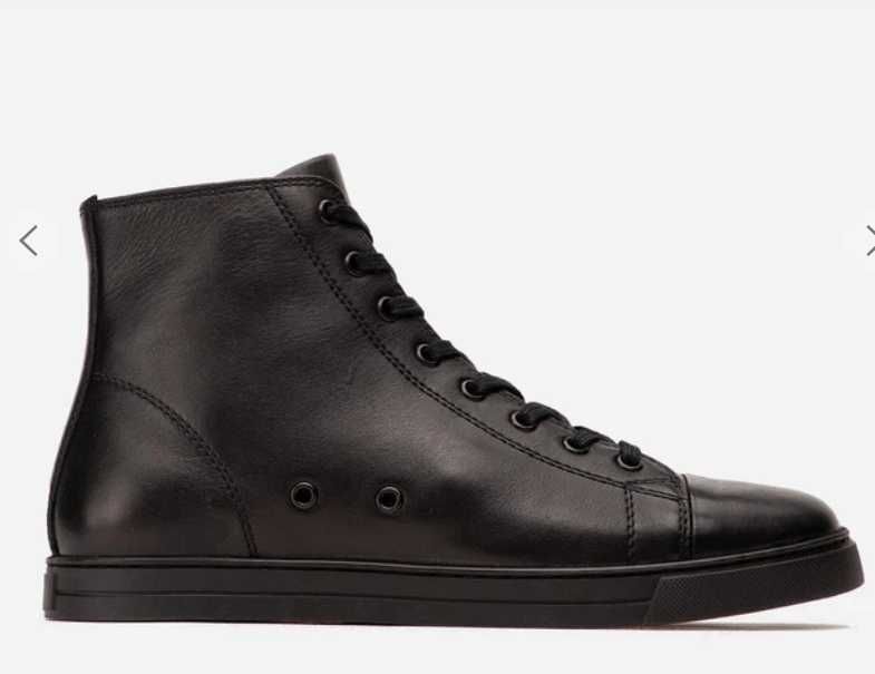 Чоловічі черевики кеди Gino Rossi Чорні 26.5см кожа