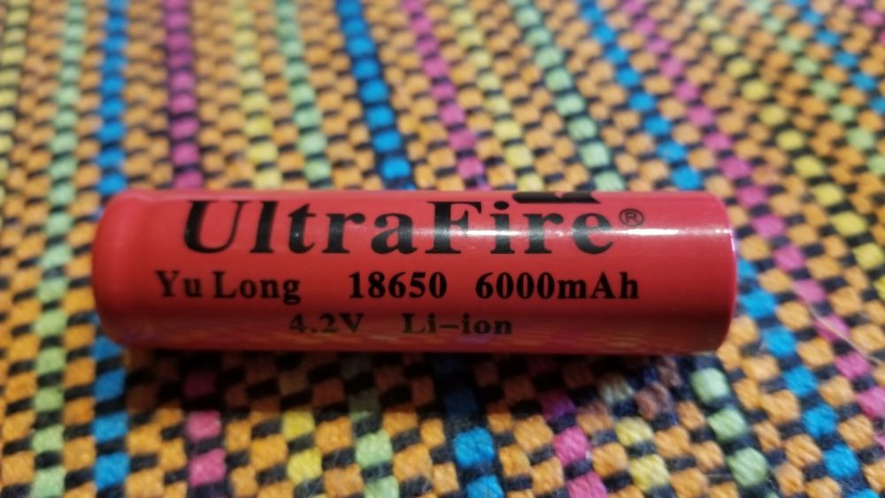 Pilhas Recarregáveis 18650 de 6000mAH 4.2V