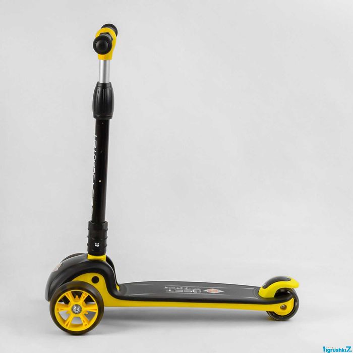 Самокат триколісний 84377 Best Scooter, складане алюмінієве кермо, 4цв