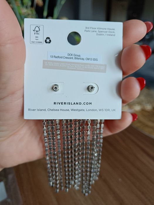 River island kolczyki długie