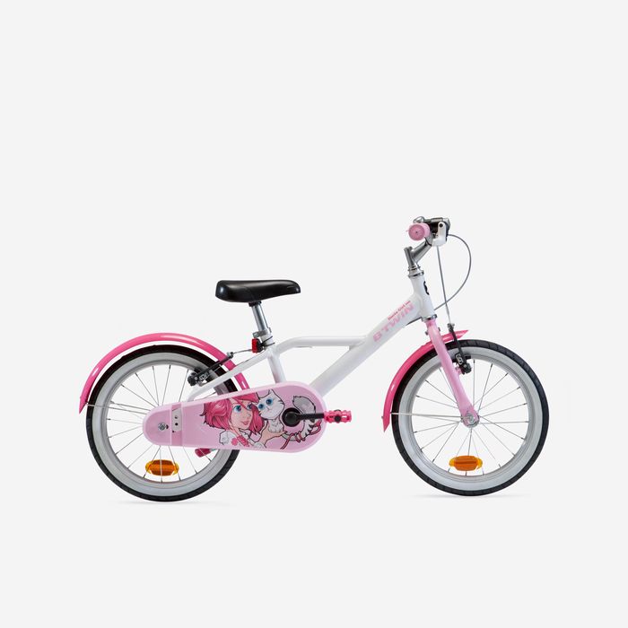 BICICLETA DE CRIANÇA 4-6 ANOS 500 DOCTOGIRL 16 POLEGADAS