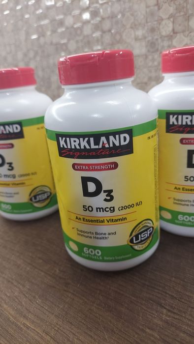 Вітамін D3  з дозою 2000(Kirkland)