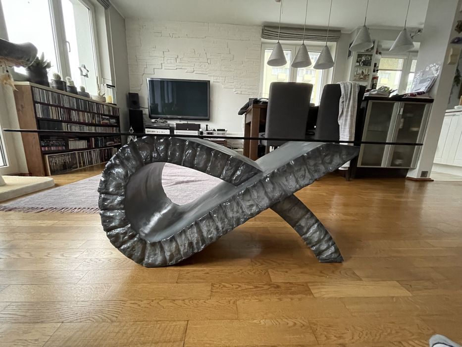 Stolik kawowy ALFĄ imitacja kamienia