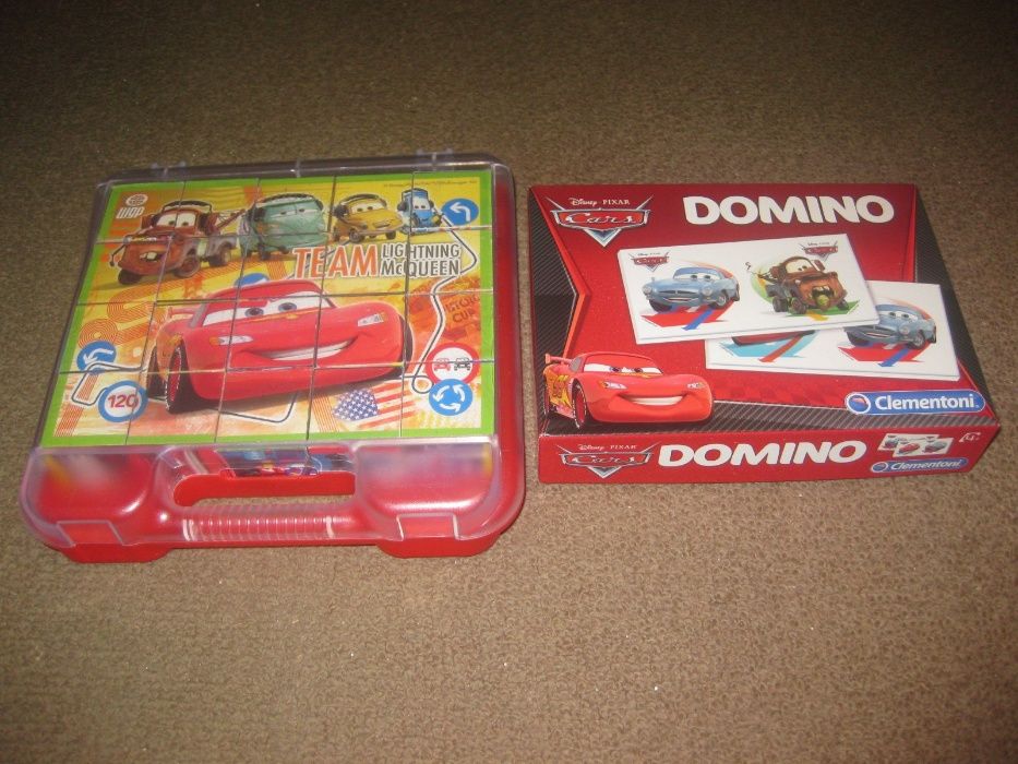 1 Puzzle e 1 Dominó do "Carros" Artigos Oficiais