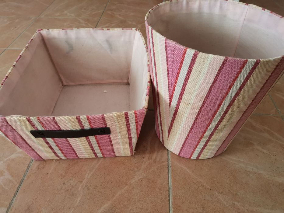 Conjunto riscas rosa