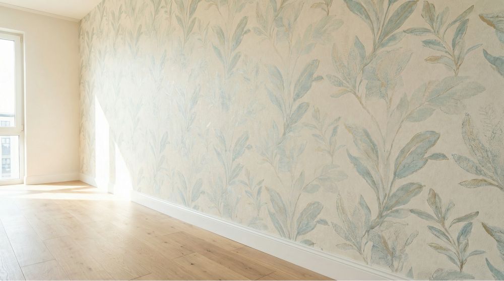 Поклейка шпалер 100 грн/м2