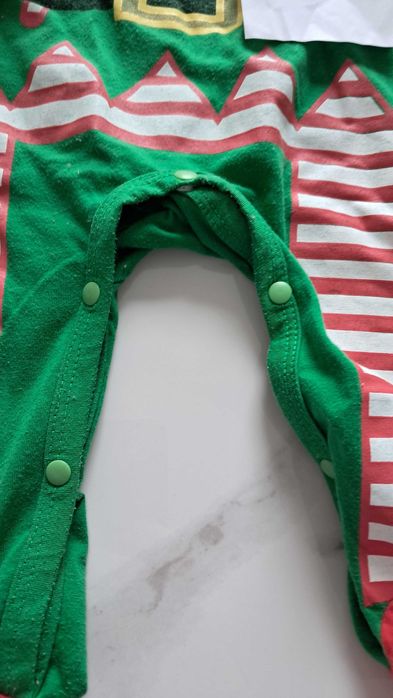 Pajacyk śpioszek piżamka niemowlęcy elf elfik święta Xirubaby