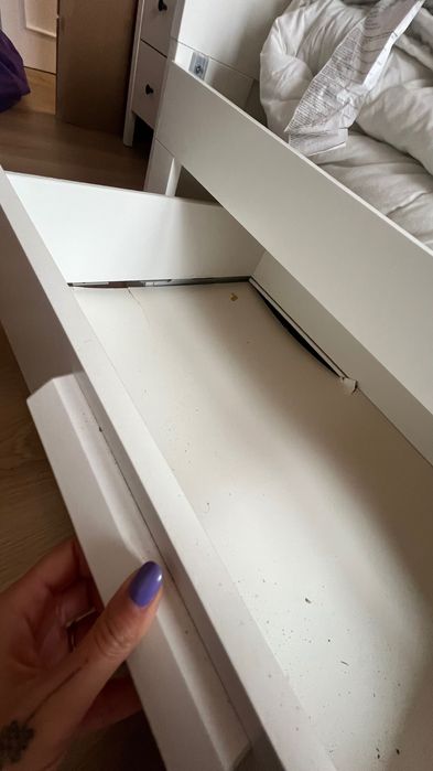Cama de dia IKEA BRIMNES / cama extensível com 2 gavetas