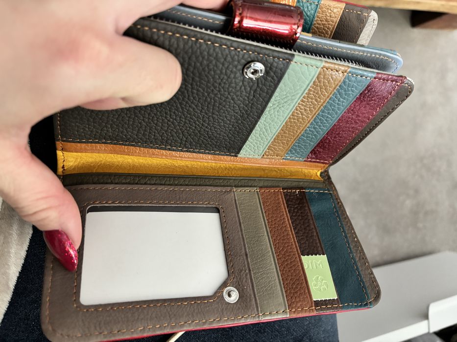 Portfel skorzany damski