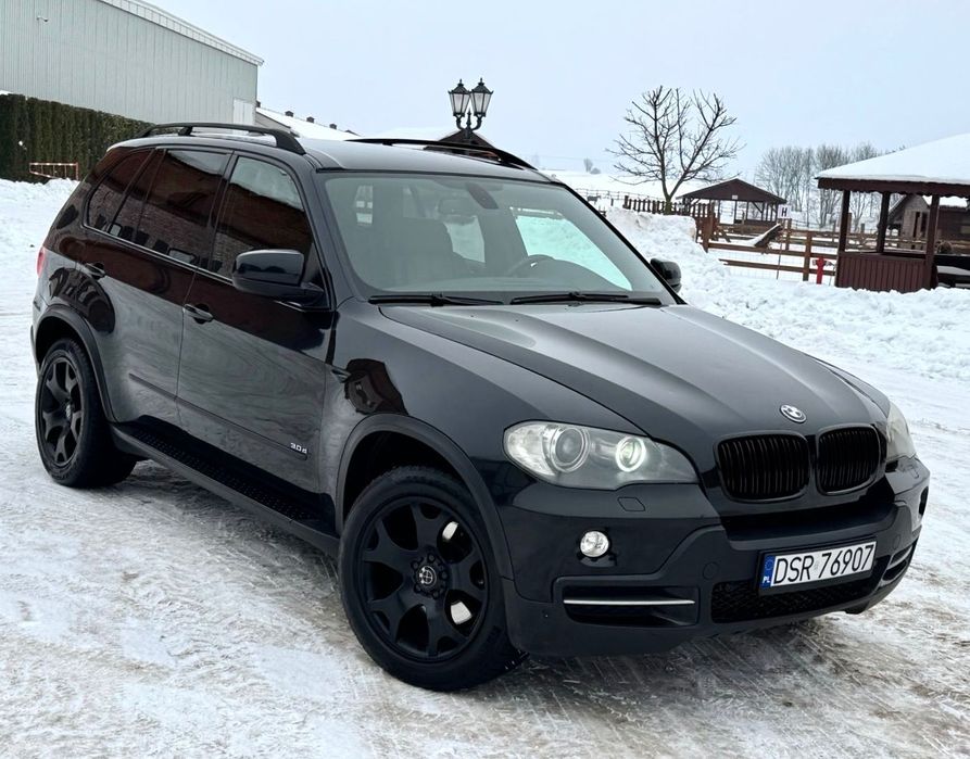 BMW X5 2008r 3.0d 245km xDrive Super Stan Navi Skóra Alu Zamiana