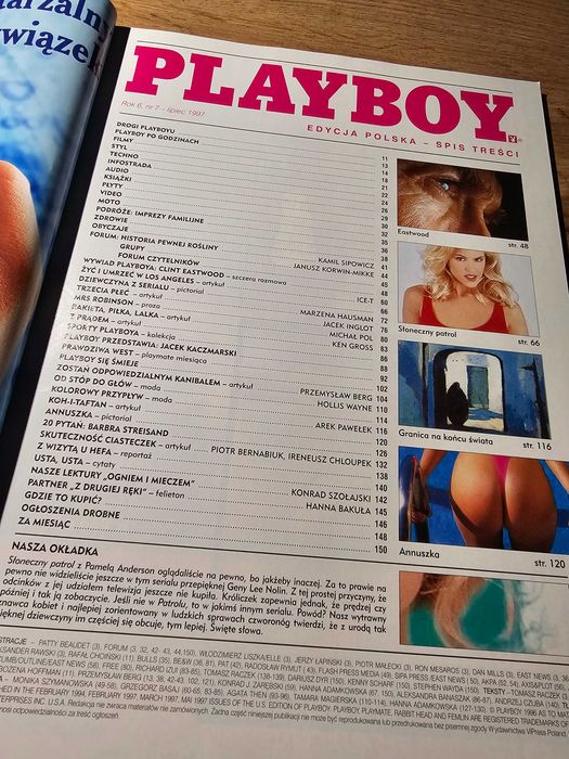 Playboy 7/1997 - Gena Lee Nolin, Kimber West, Belinda Roosenschoon