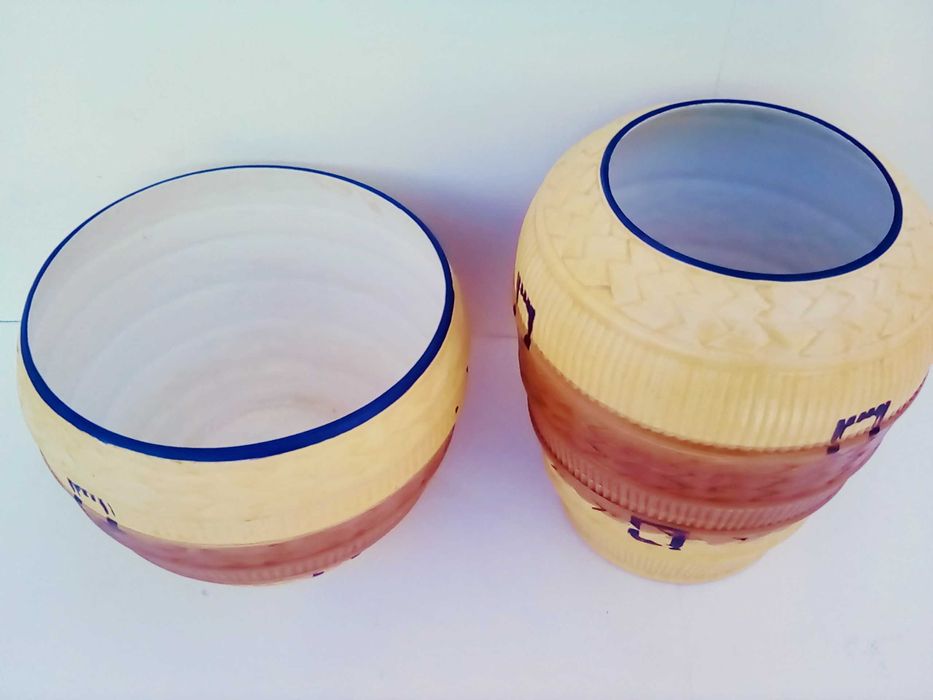 Vasos finos pintados