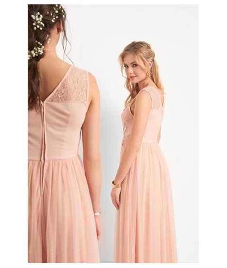 Nowa Sukienka maxi na ślub cywilny, dla świadkowej, wesele S