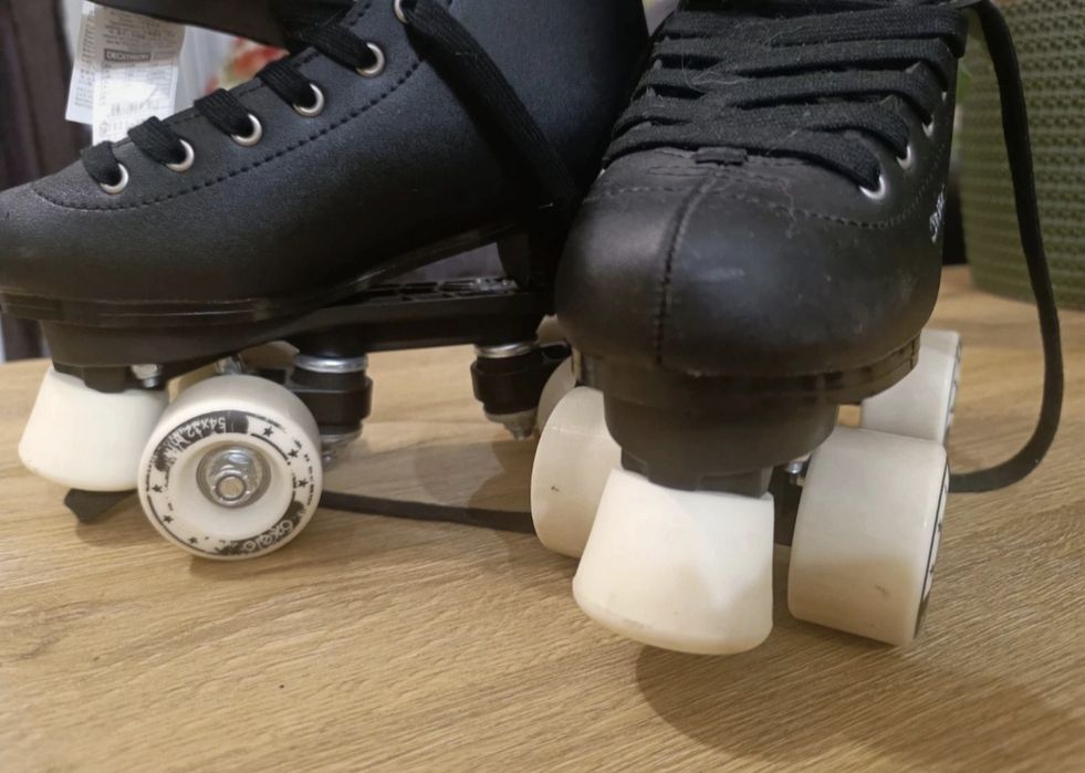 Wrotki figurowe Oxelo Quad 100 rozmiar 35