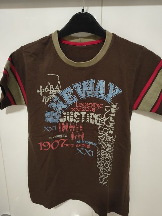 T-shirt One Way castanha