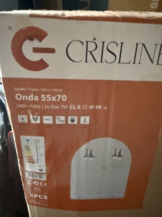 Espelho novo com luz