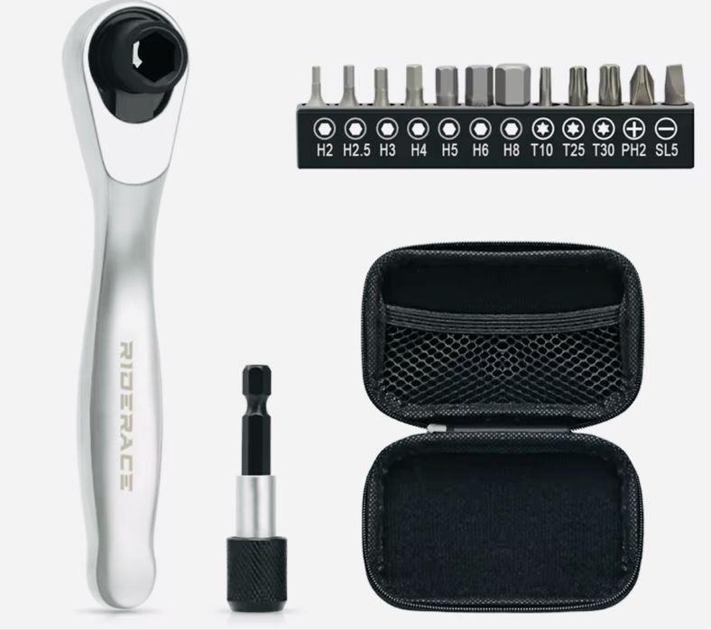 Якісний новий Набір інстументів для ремонту велосипеда в футлярі