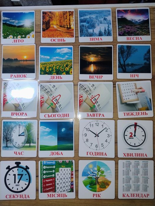 Картки Домана, розвиваючі картки, картки від 0 років