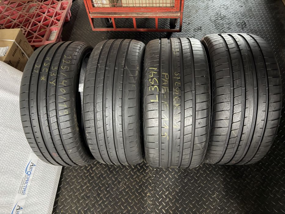 Різноширокі шини 225/40/19. 255/35/19
