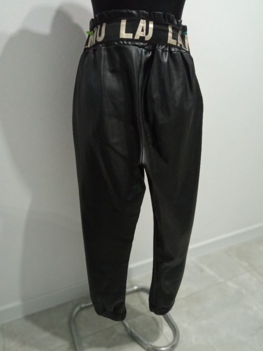 Spodnie z eko skóry rozm xl czarne La..mu