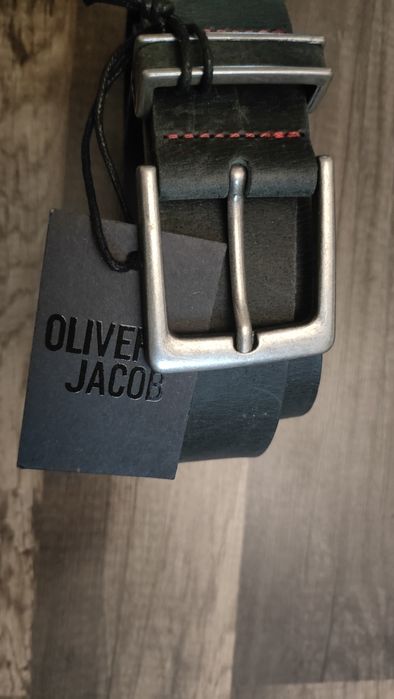nowy skórzany pasek OLIVER JACOBS