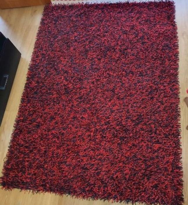 Tapete Vermelho/Preto 2.30x1.60