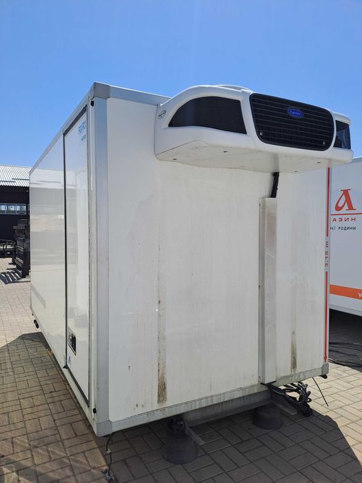 Будка-рефрижератор 3,80 м двохкамерна Carrier Pulsor 600 Mt з підрамником б/у 2016 р. в.