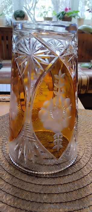 Wazon kryształowy Huta Julia