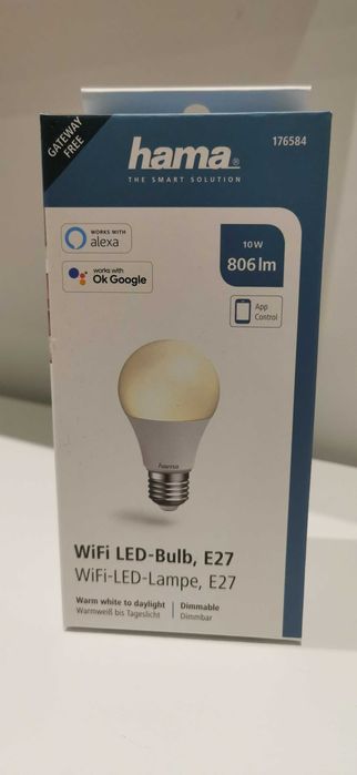 Żarówka LED E27 806lm 10W 4st NOWE